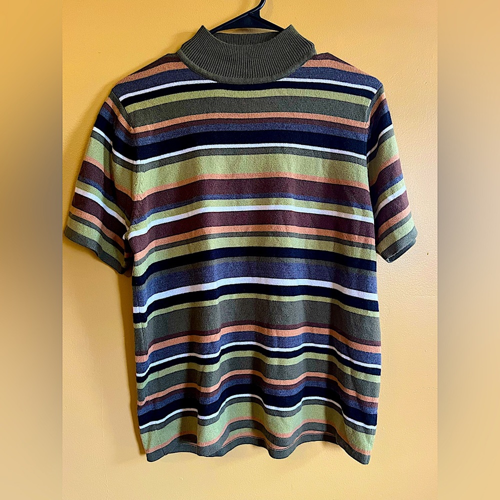 Sag Harbor Short Sleeve Turtleneck
